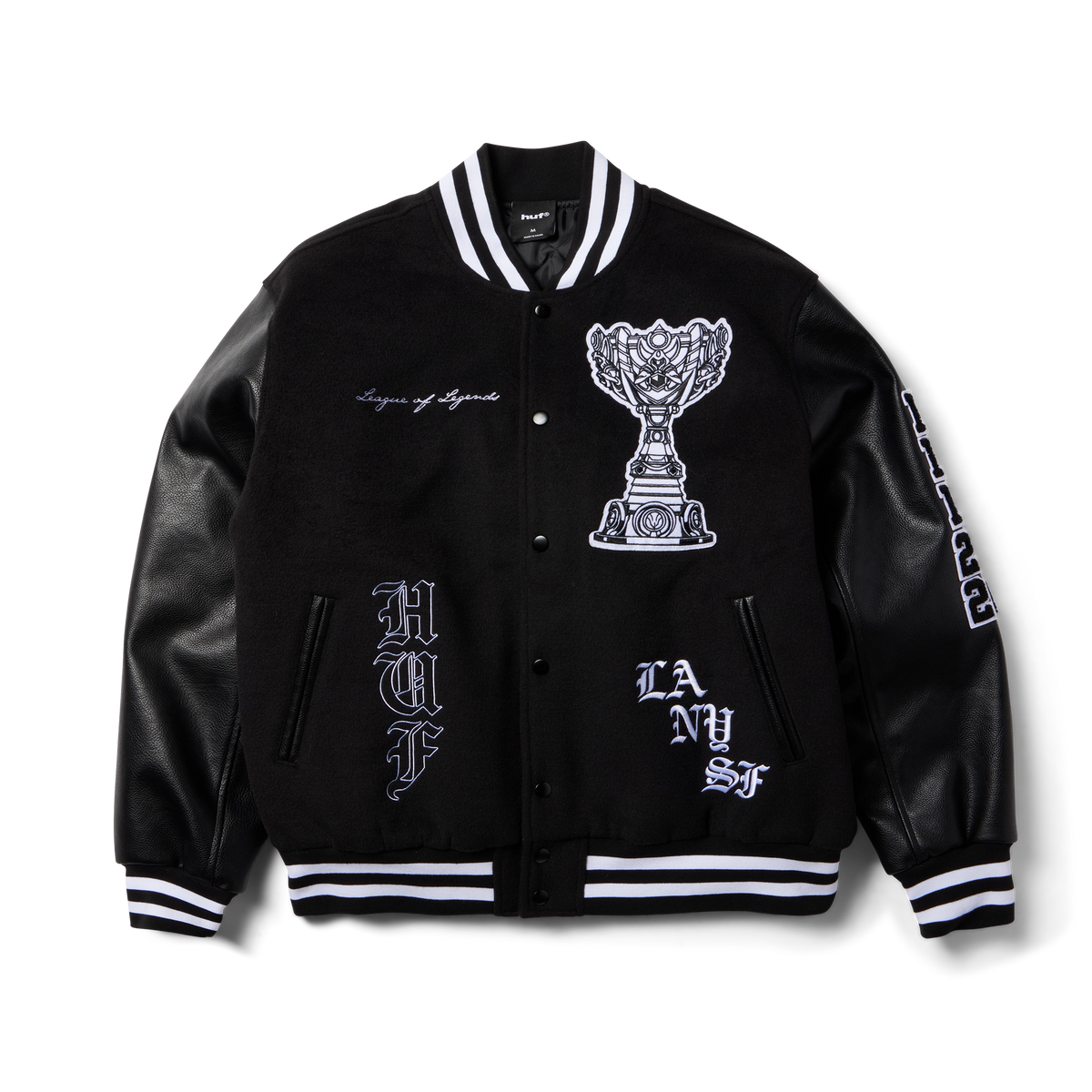 huf x Riot Games 2026 Worlds Varsity Jacket