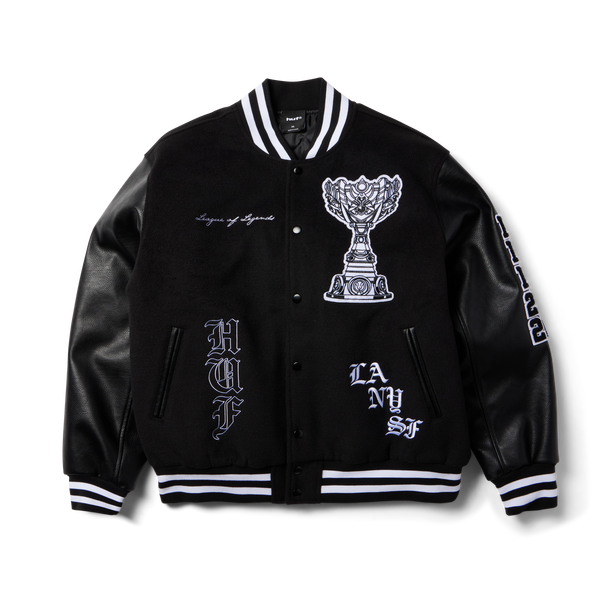 huf x Riot Games 2026 Worlds Varsity Jacket