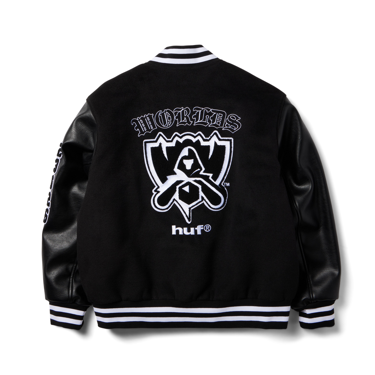 huf x Riot Games 2026 Worlds Varsity Jacket