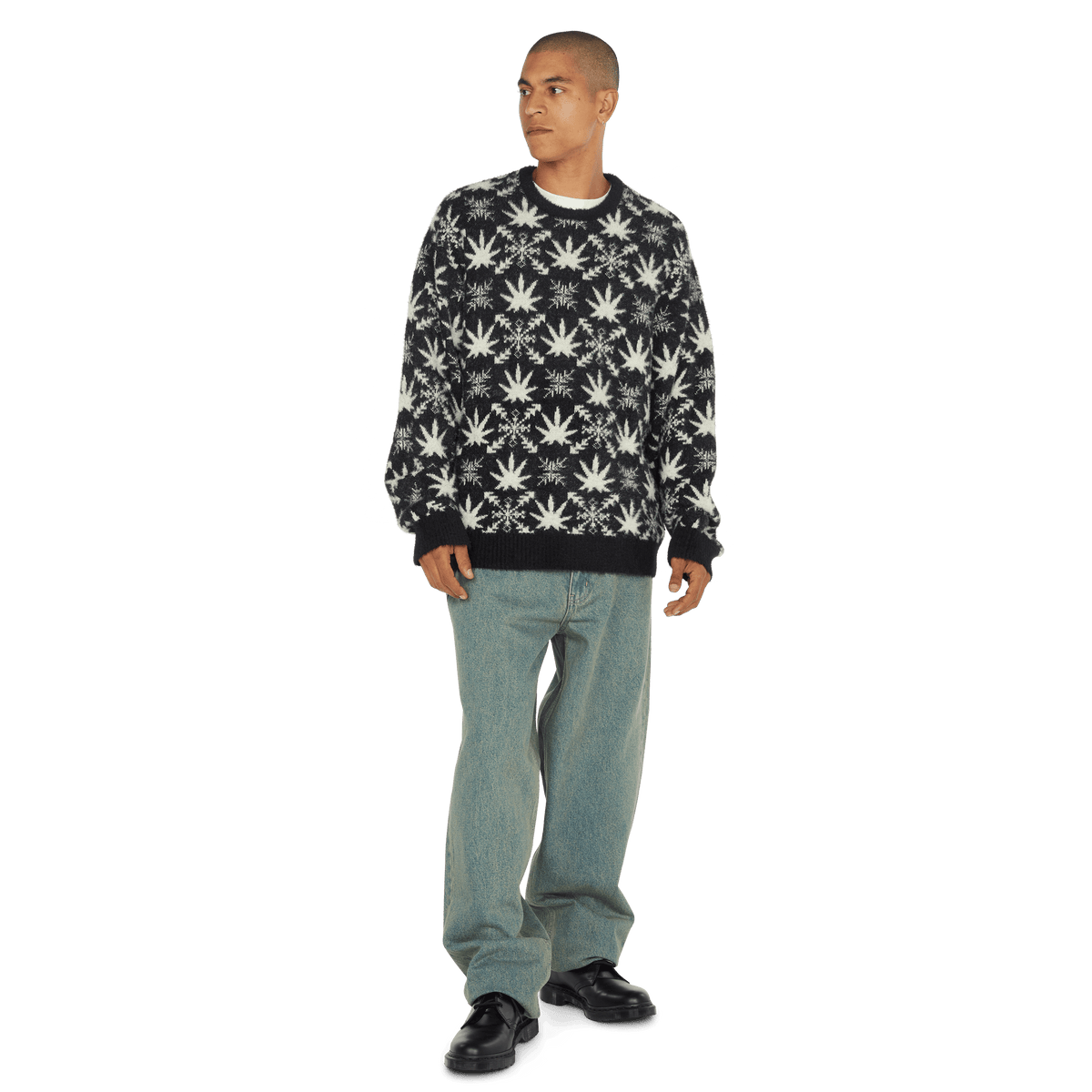 Arctic Plantlife Crewneck Sweater