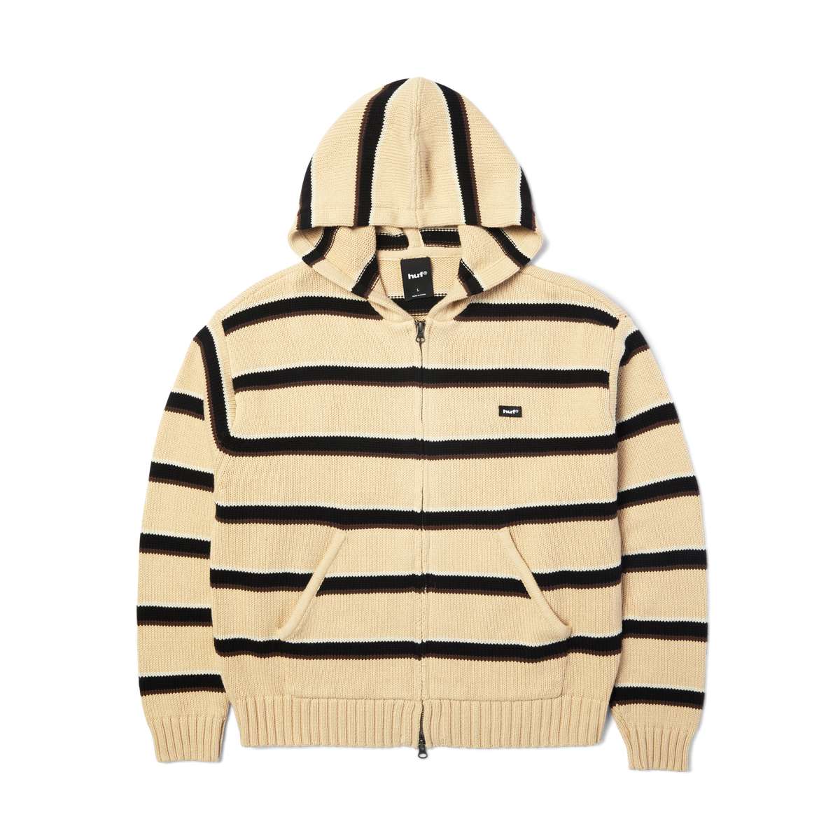 Banks Full-Zip Striped Hoodie