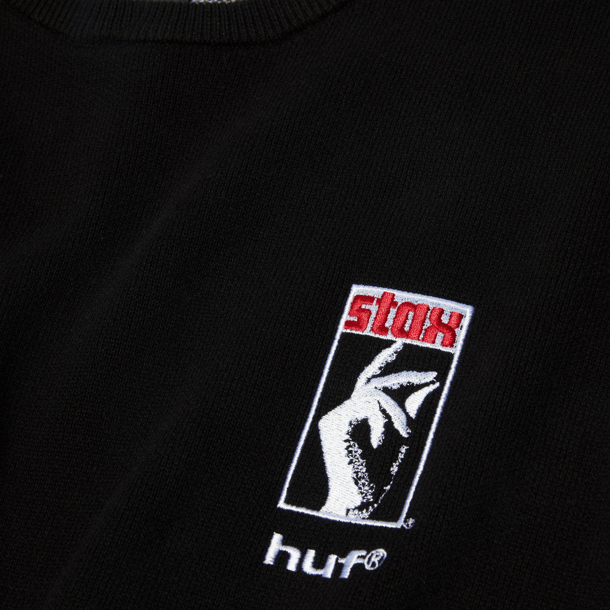 HUF x Isaac Hayes Black Moses Knit Sweater