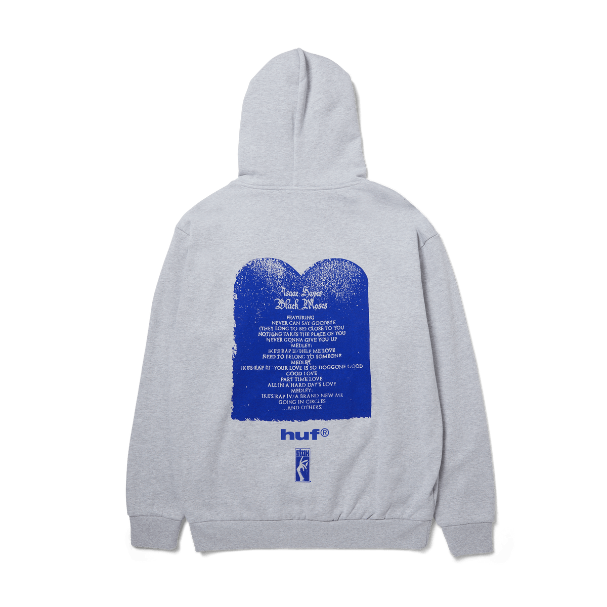 HUF x Isaac Hayes Black Moses Heavyweight Pullover Hoodie