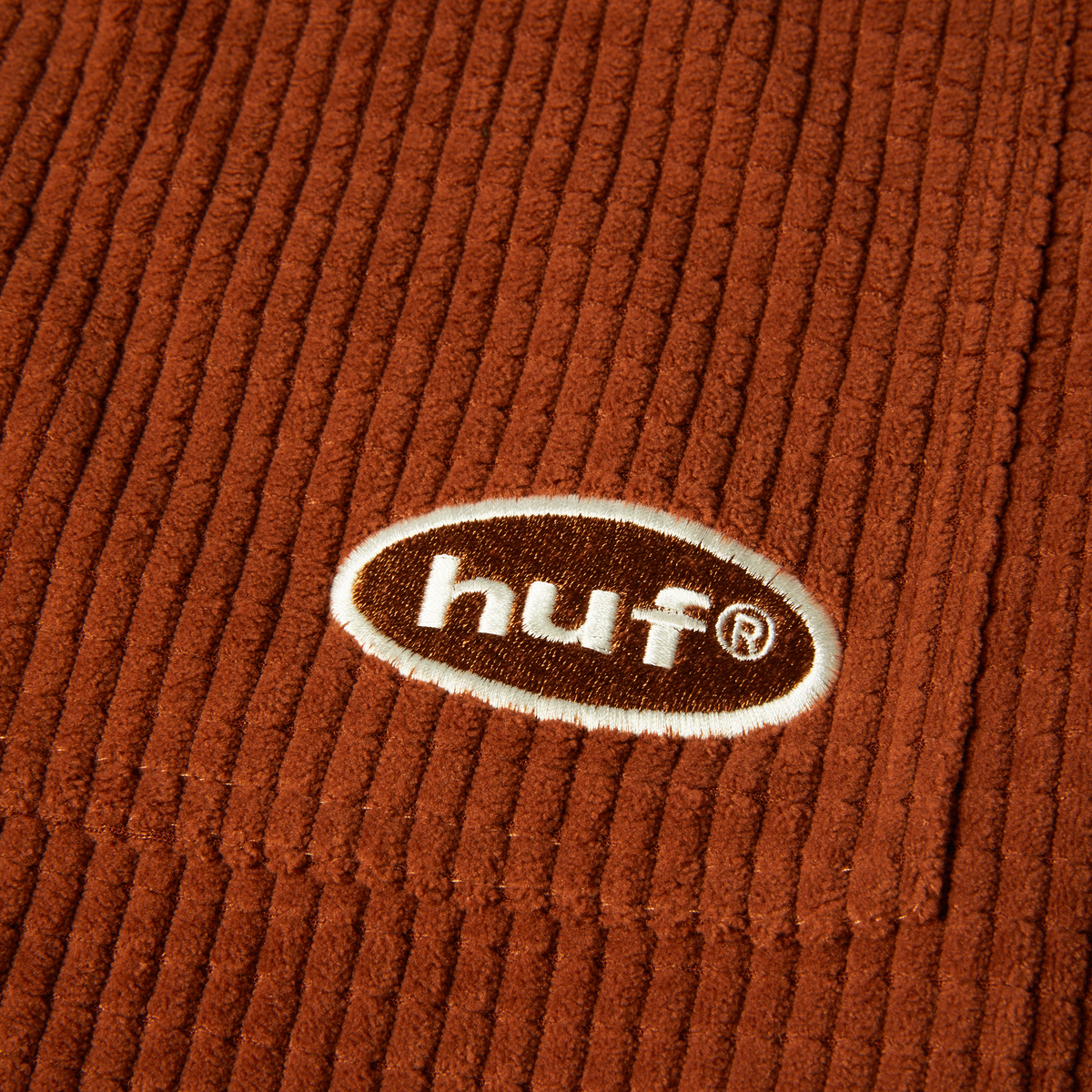 Braun Waffle Cord Overshirt