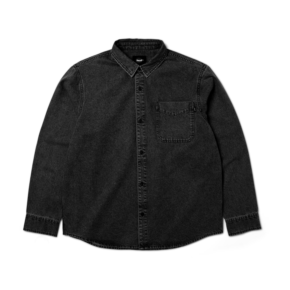 Carson Overdyed Denim Long Sleeve Shirt