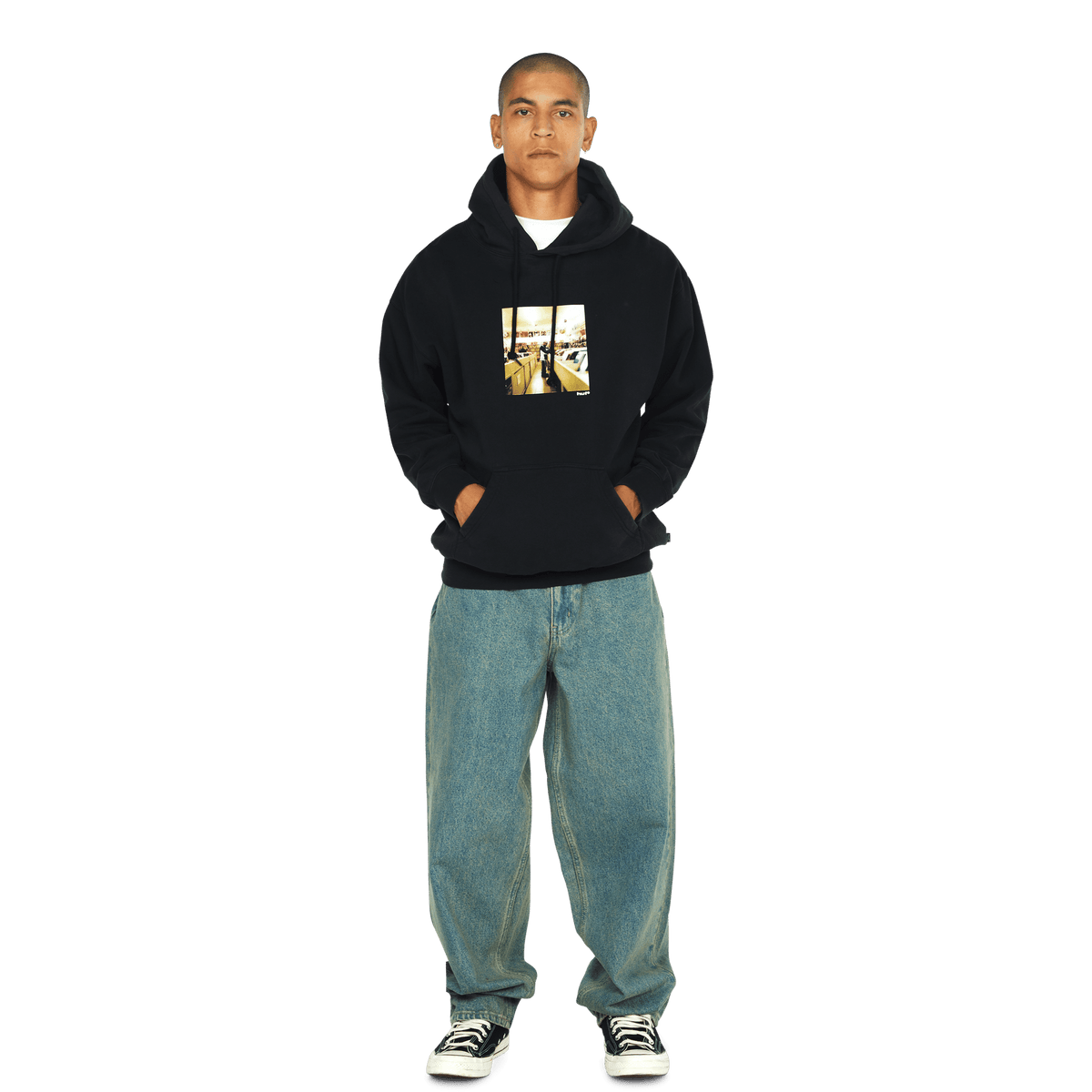 HUF x J Dilla Diggin Washed Pullover Hoodie