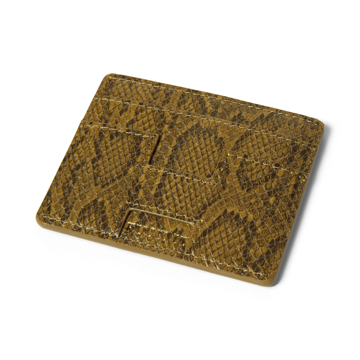 Fuck It Snakeskin Cardholder