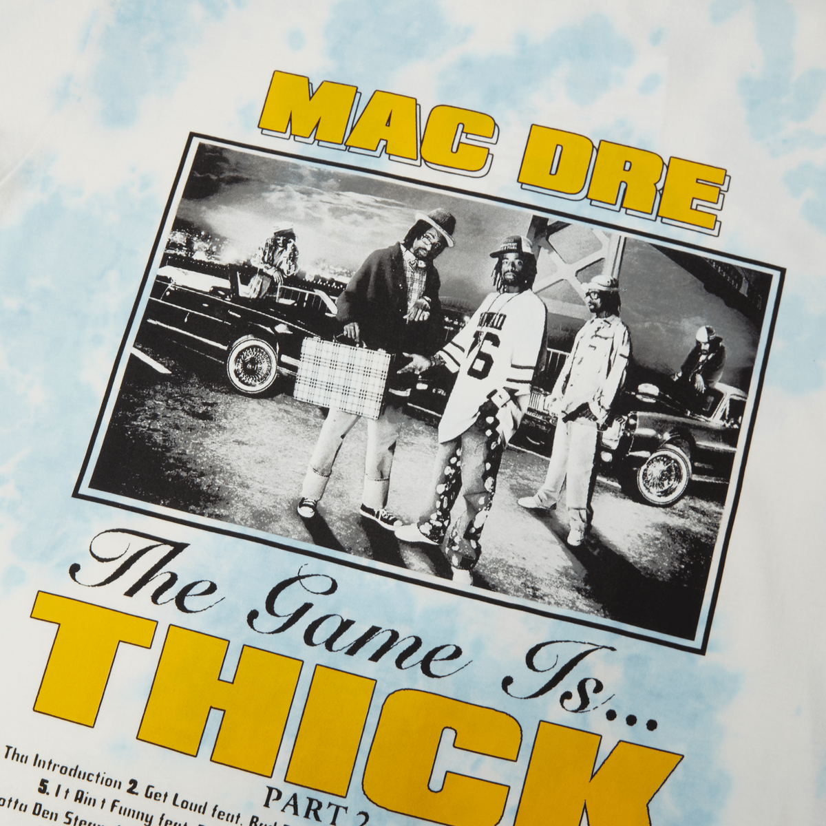 huf x Mac Dre Game Is Thick Tie-dye T-Shirt