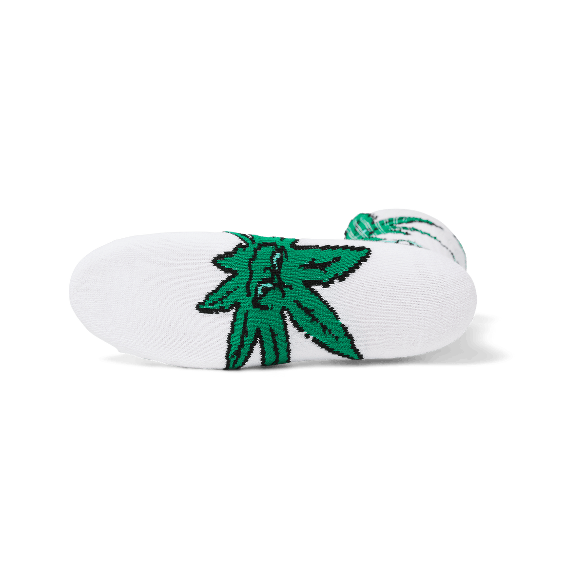 Green Buddy Snowflakes Sock