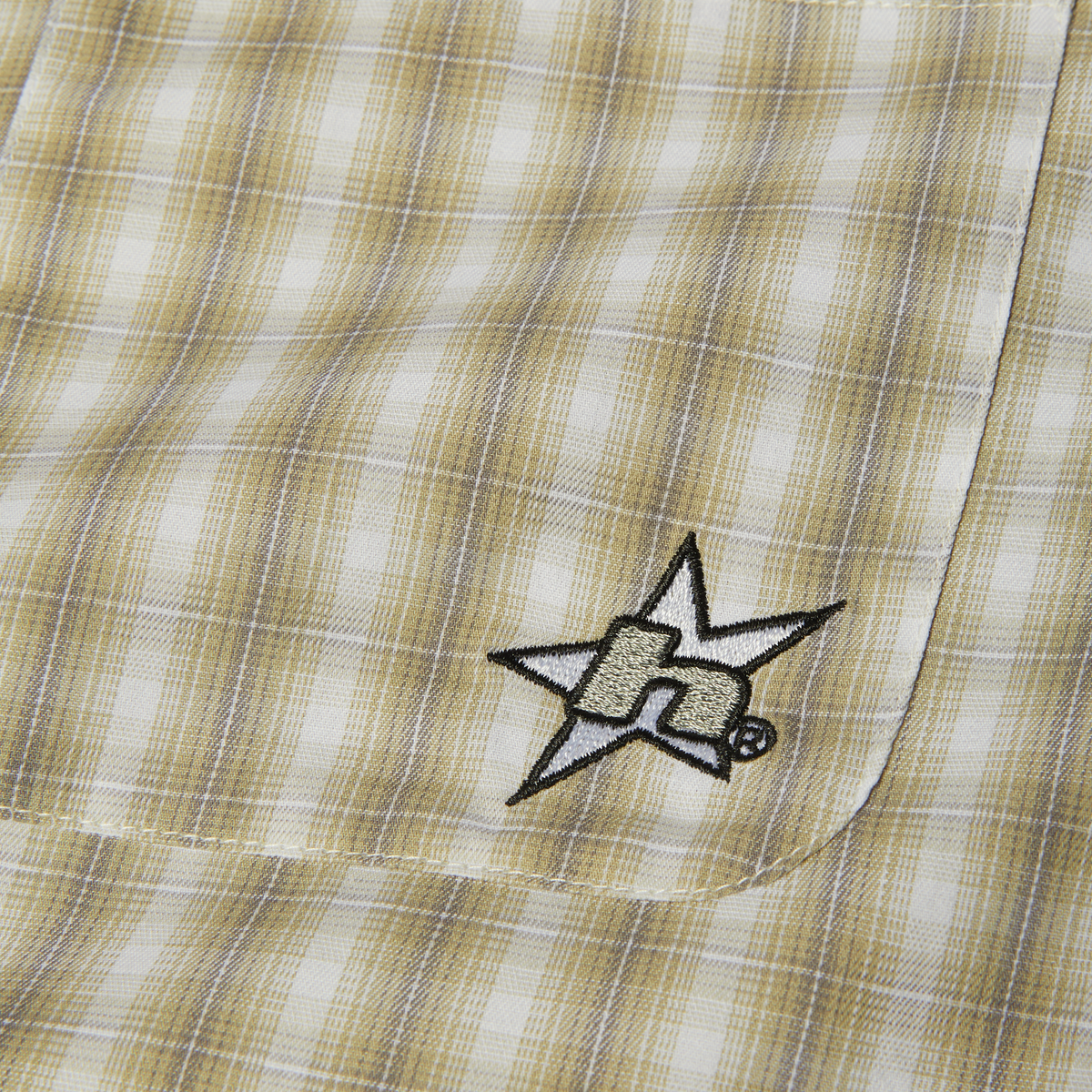 H Star Long Sleeve Plaid Shirt