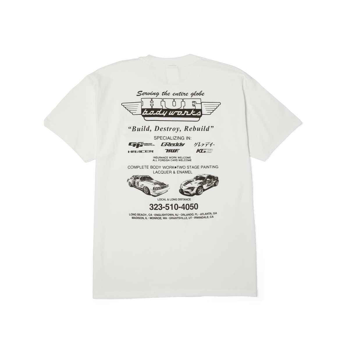 HUF x GReddy Body Works T-Shirt