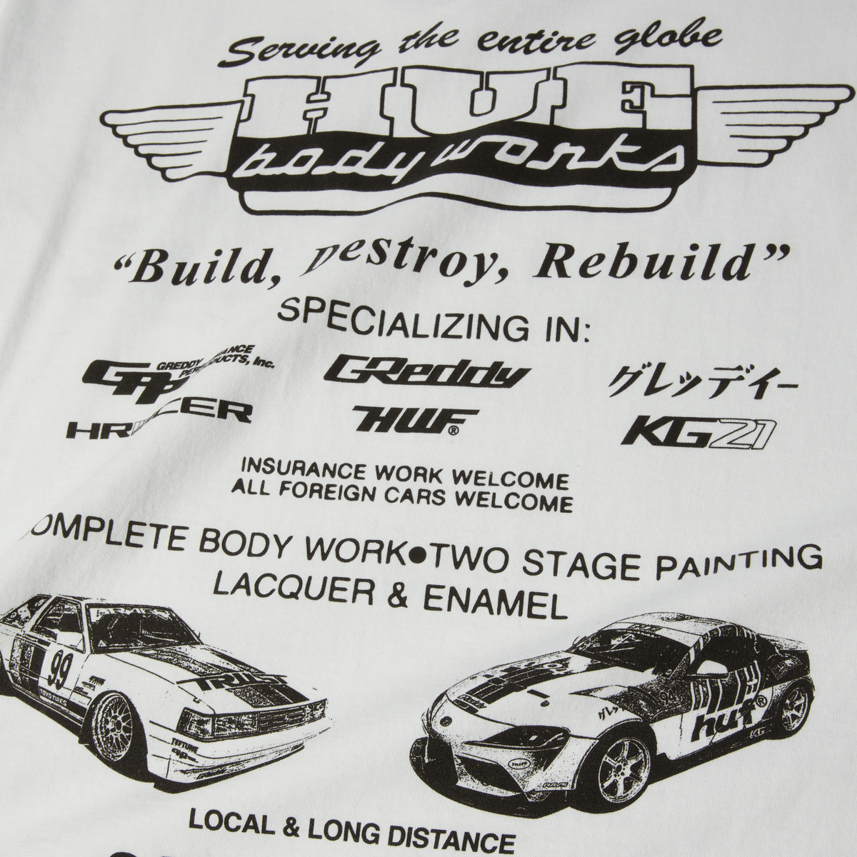 HUF x GReddy Body Works T-Shirt