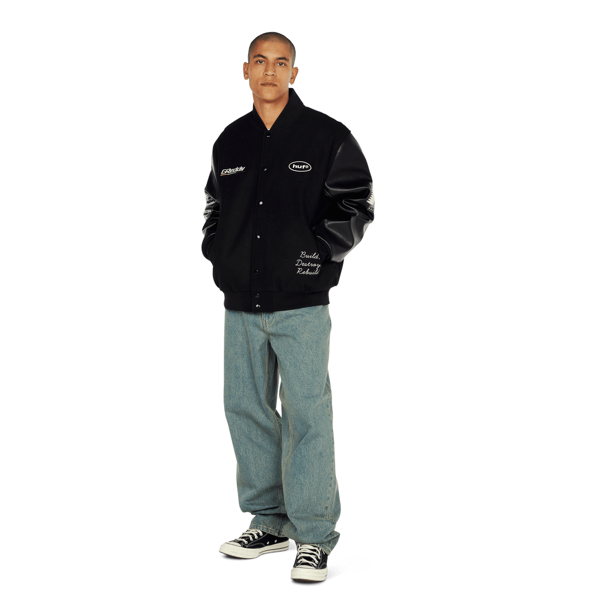 HUF x GReddy Varsity Jacket