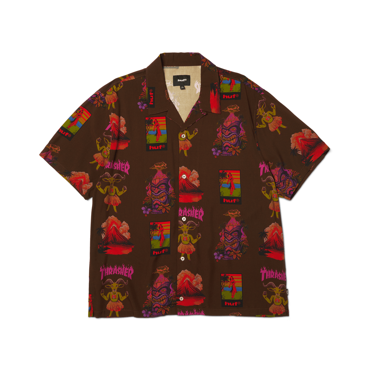 HUF x Thrasher Hawaiian Shirt