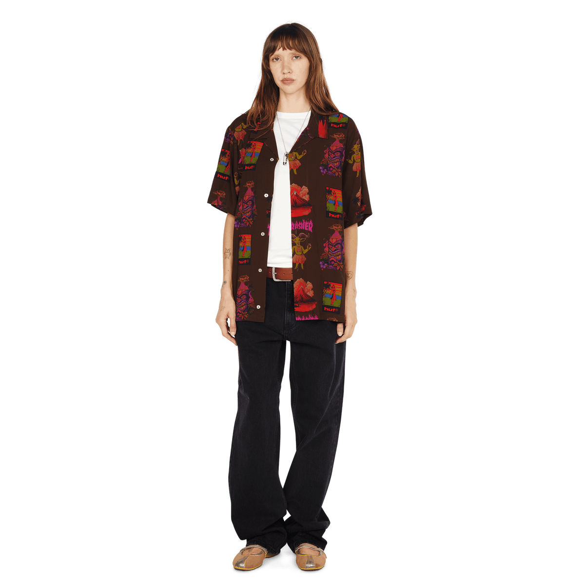 HUF x Thrasher Hawaiian Shirt