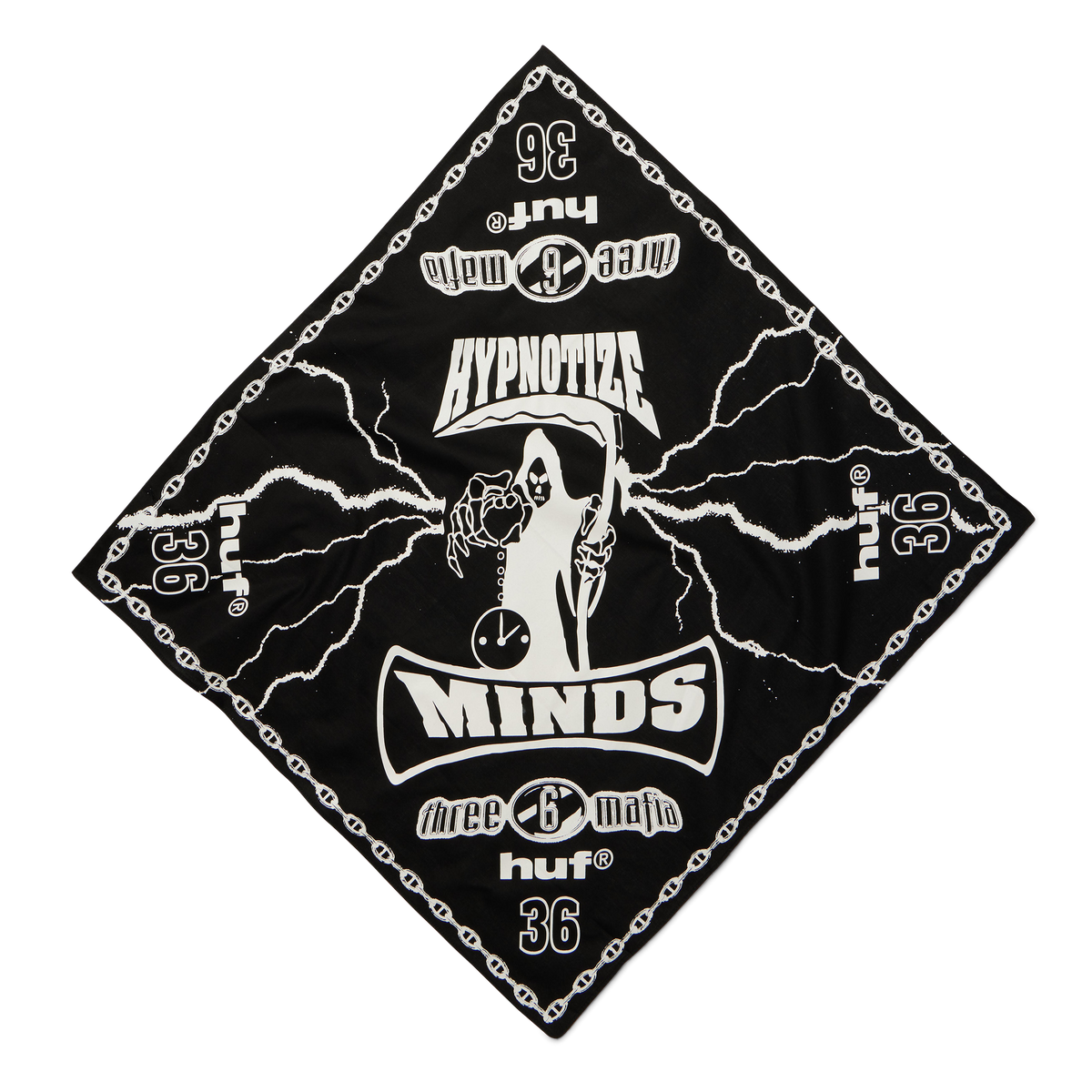 huf x Three 6 Mafia Hypnotize Minds Bandana