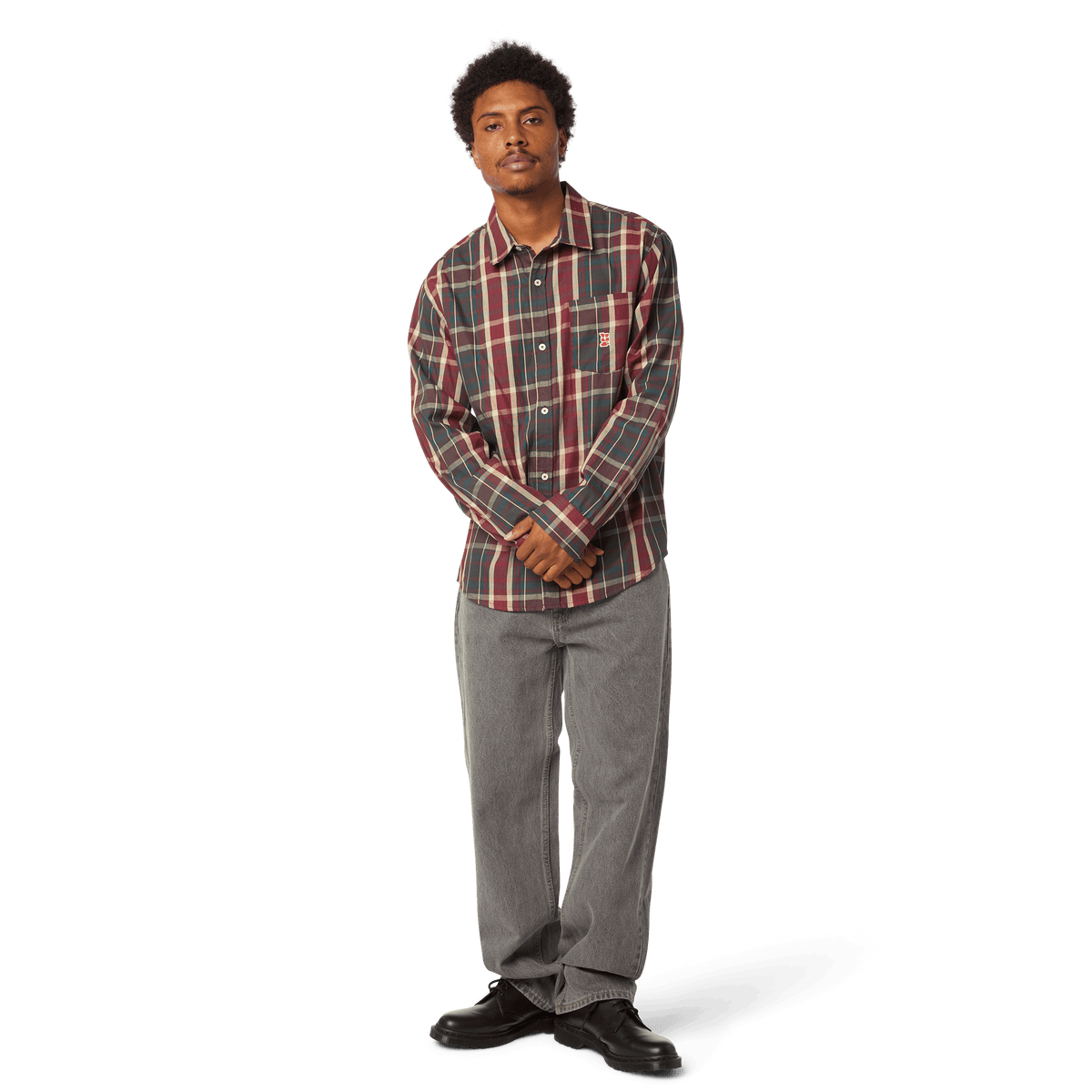 Megablast Plaid Long Sleeve Shirt