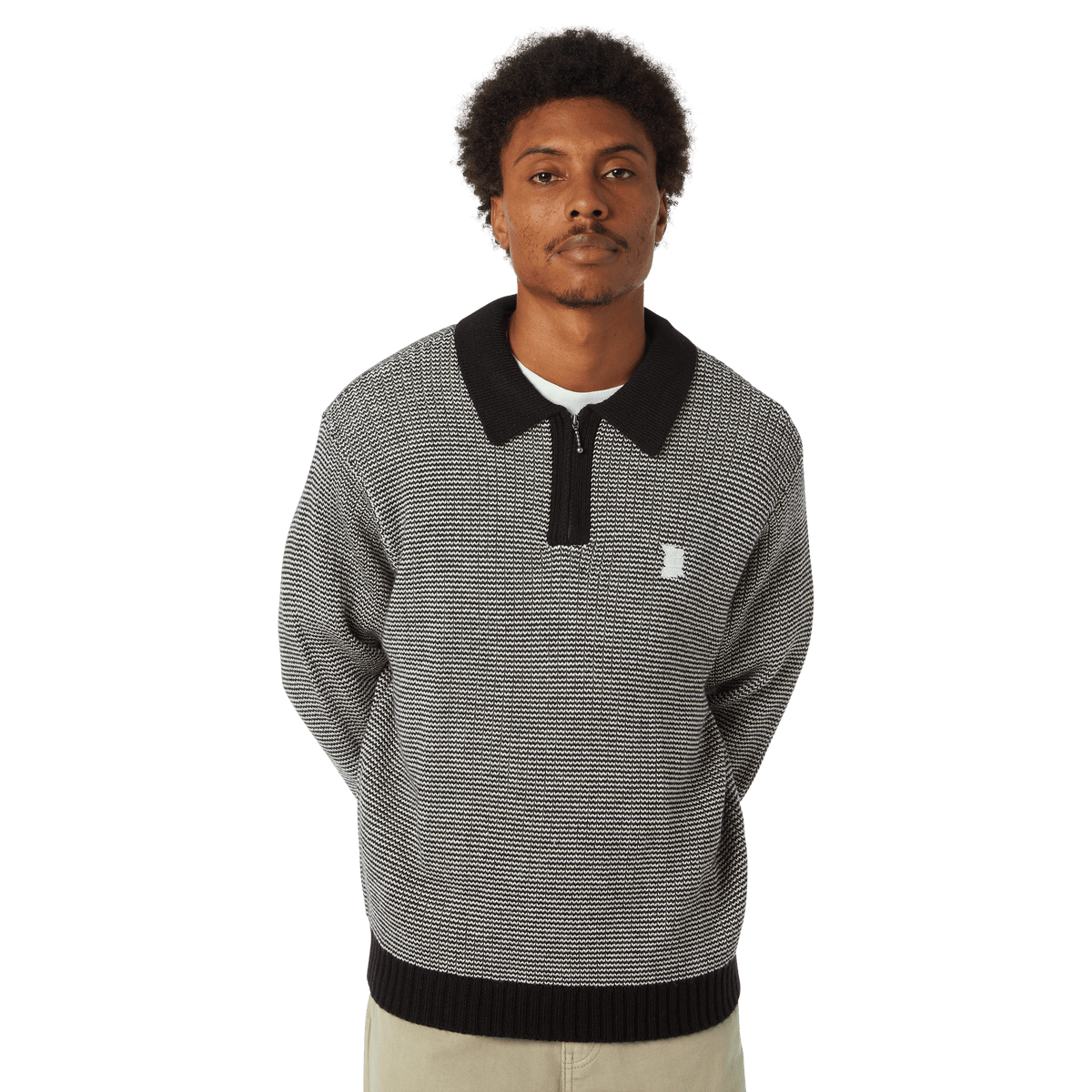 Megablast Two Tone Waffle Sweater
