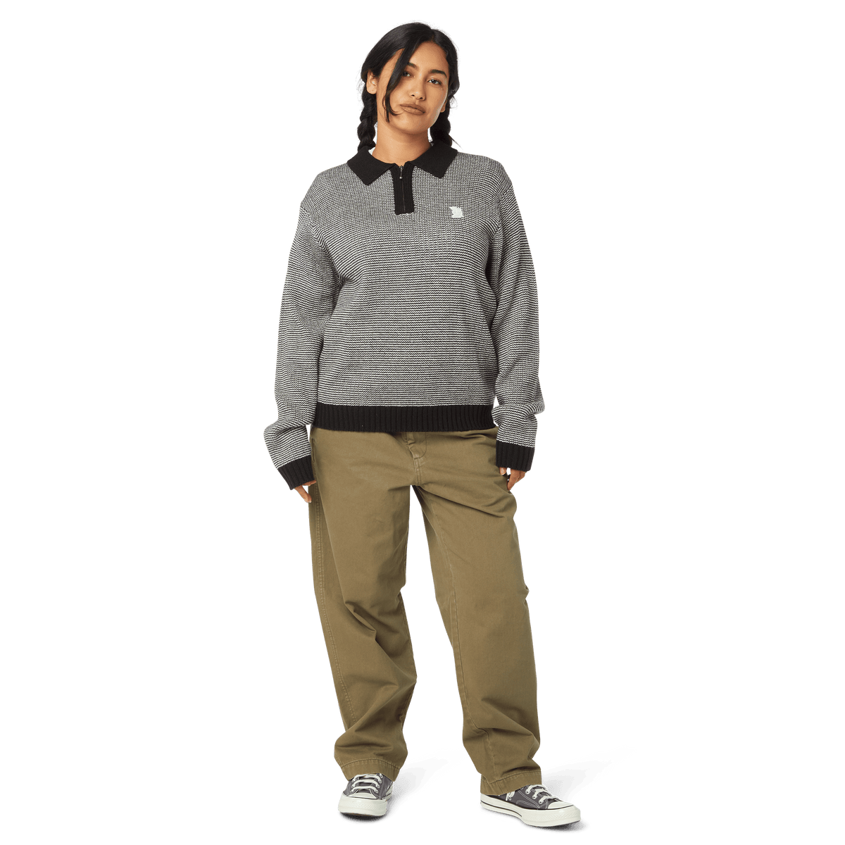 Megablast Two Tone Waffle Sweater