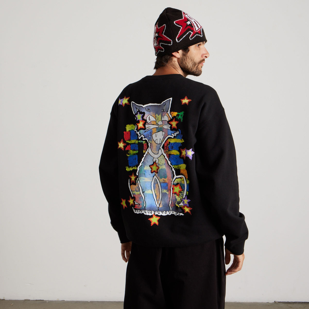 Mia Star Cat Crewneck Sweatshirt