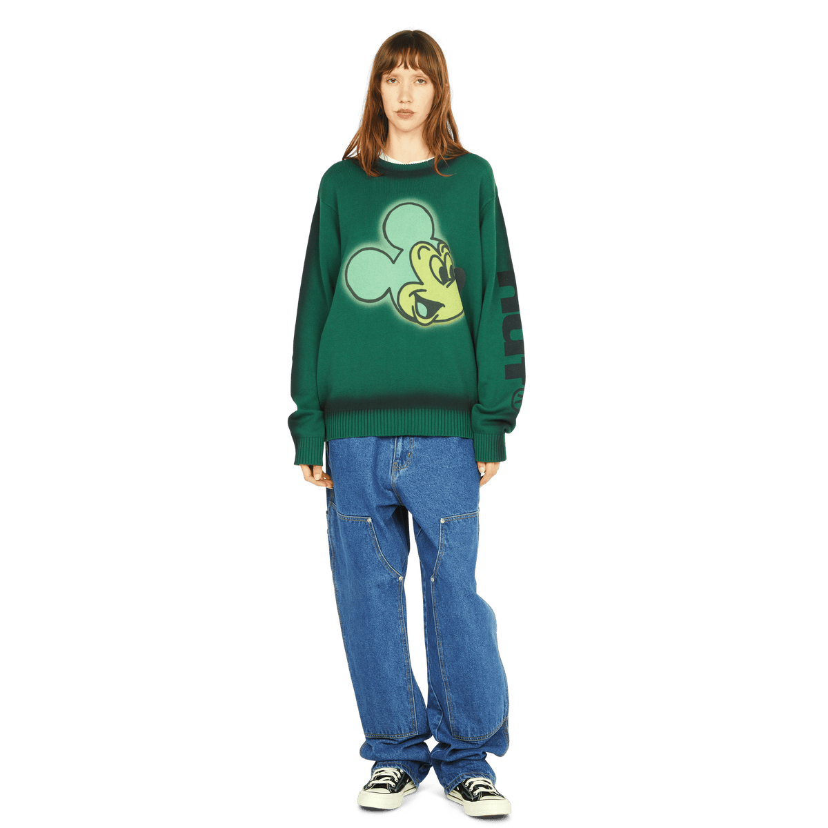 Disney | HUF Mickey Spray Crewneck Sweatshirt