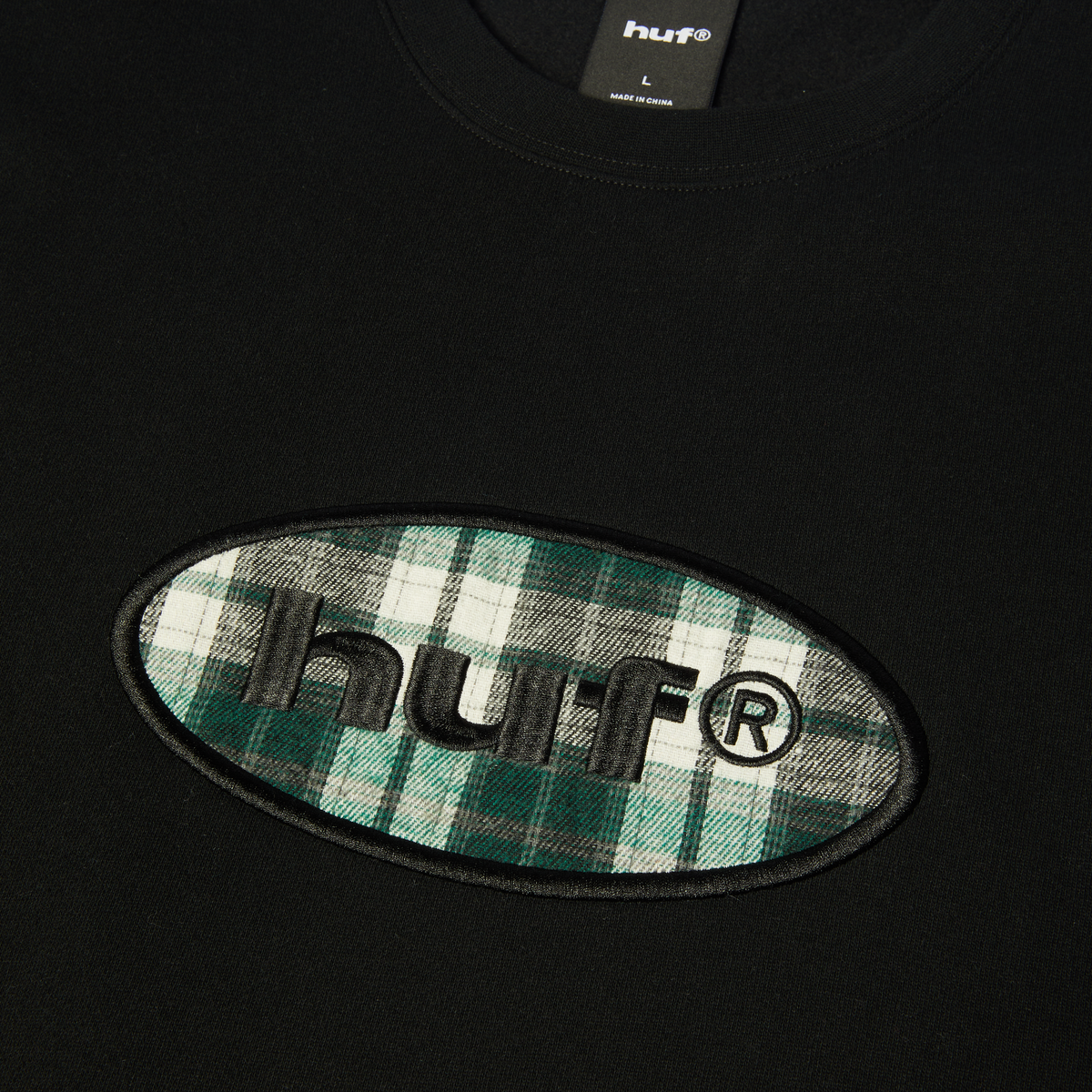 Oval Applique Crewneck Sweatshirt