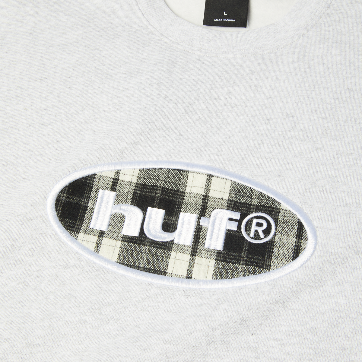 Oval Applique Crewneck Sweatshirt