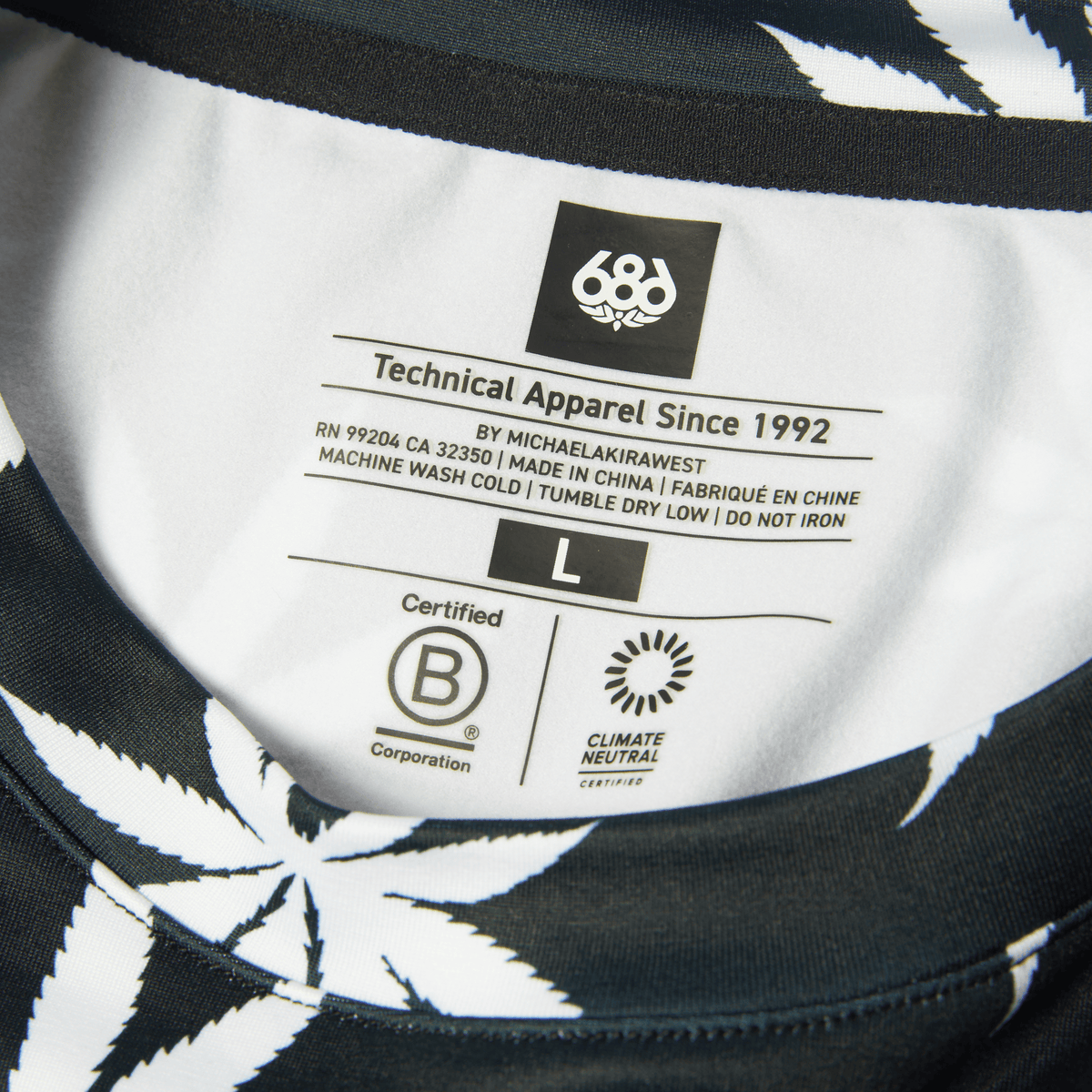 HUF x 686 Plantlife Base Layer Long Sleeve T-Shirt Top