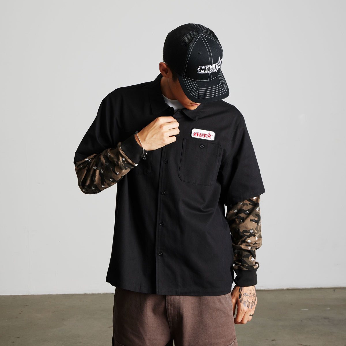 Shadows Long Sleeve Work Shirt