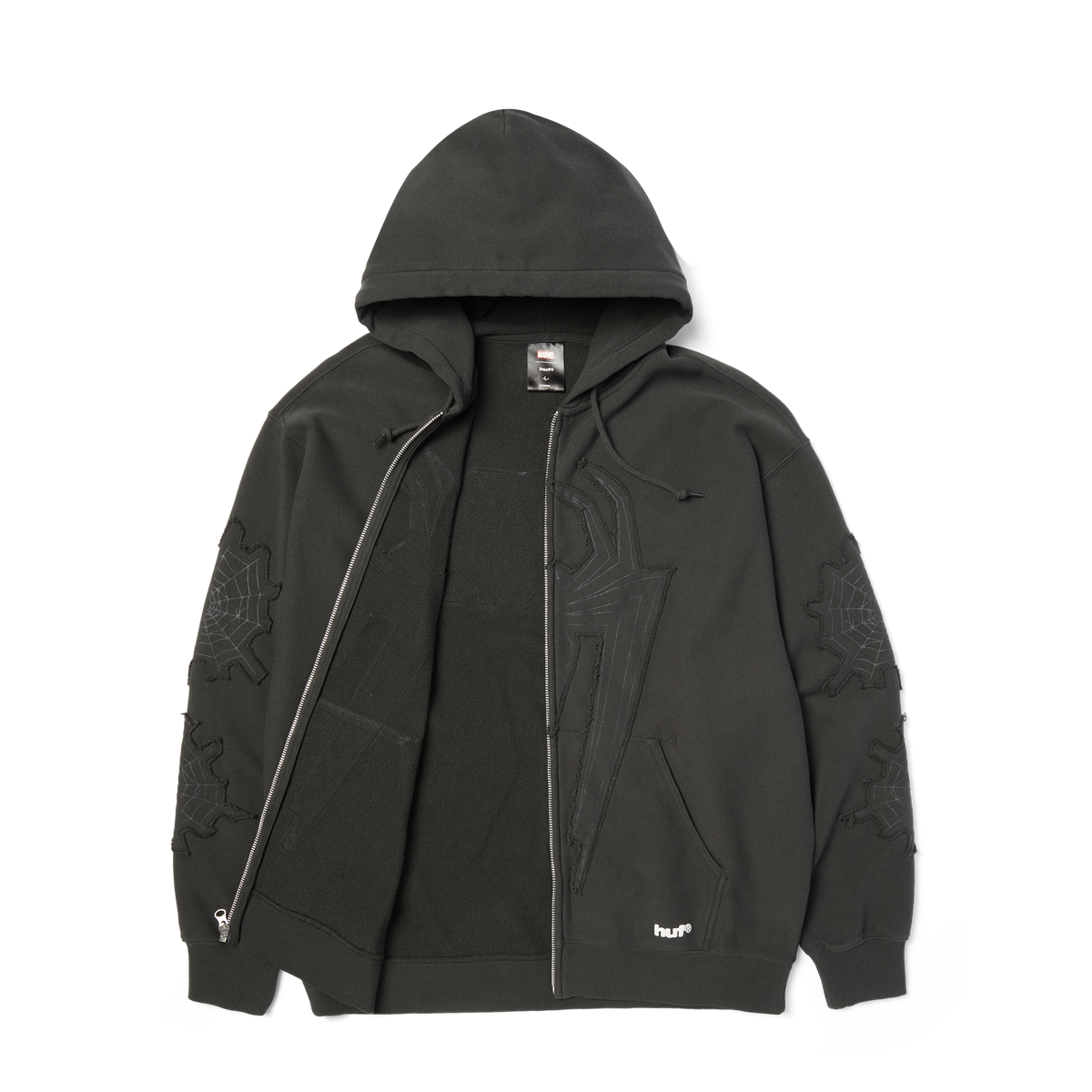 huf x Spider-Man Web Full-Zip Washed Hoodie