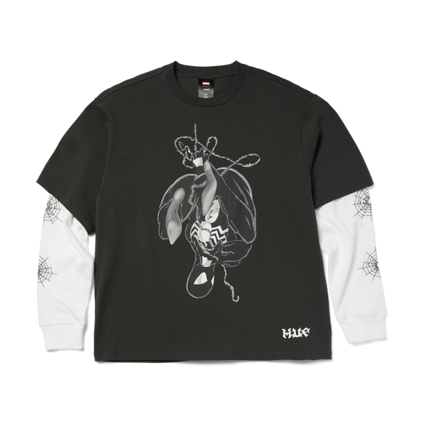 huf x Spider-Man Web Long Sleeve Double Layer Top