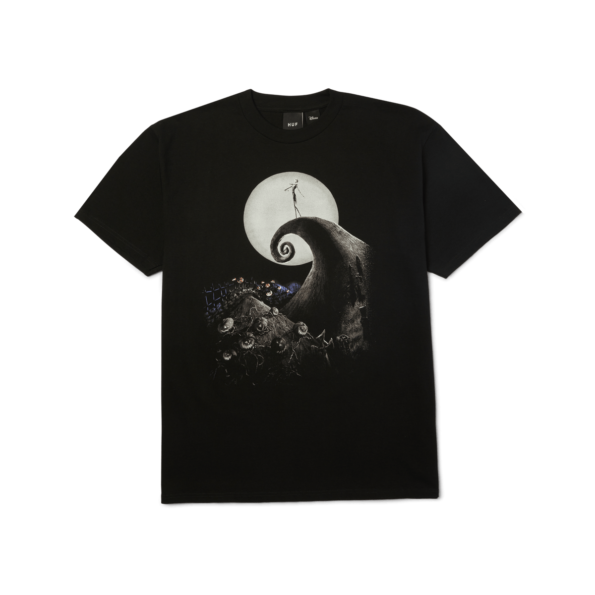 HUF x Nightmare Before Christmas Spiral Hill T-Shirt