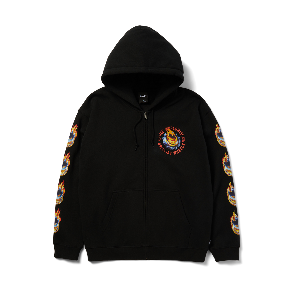 huf x Spitfire Chrome Head Full-Zip Hoodie