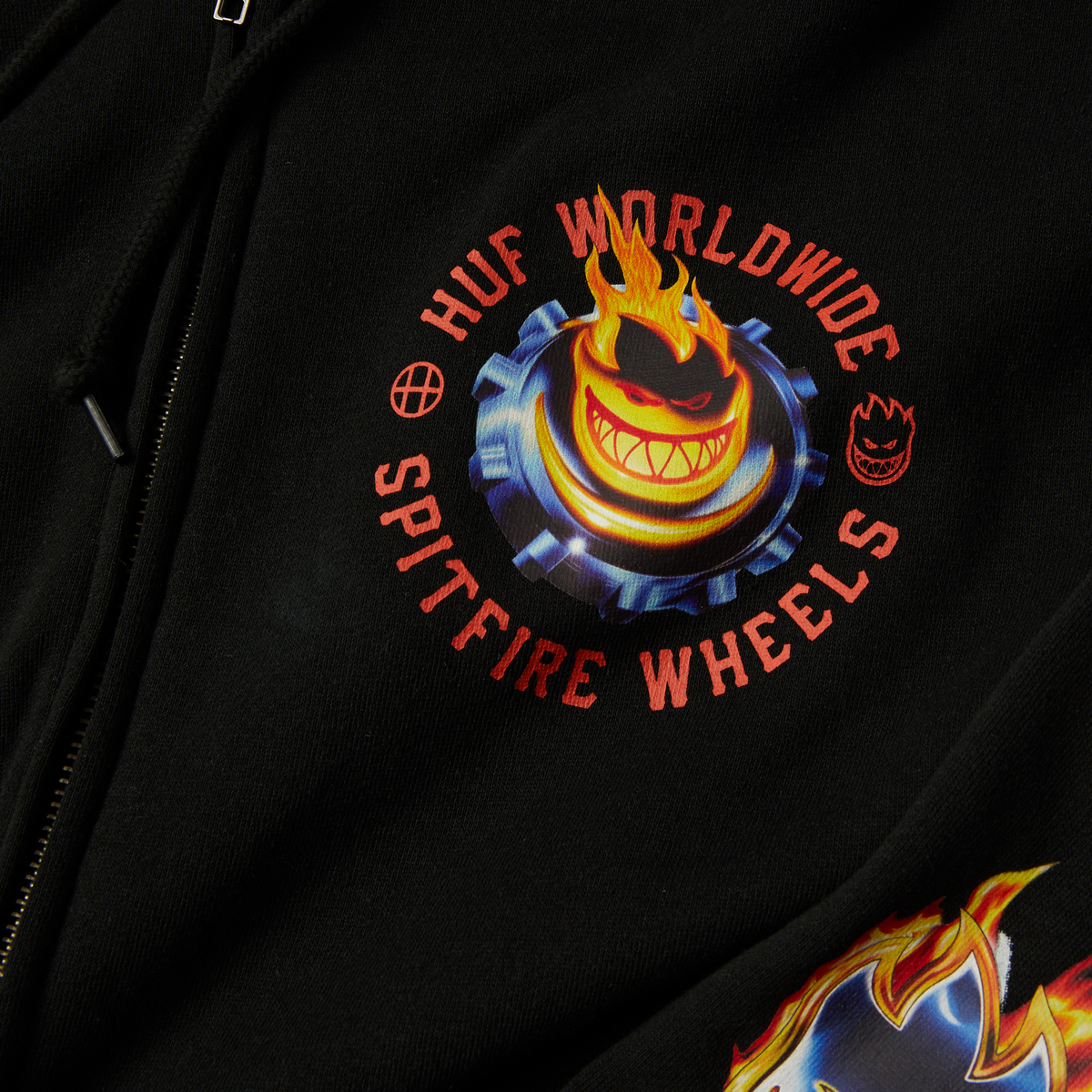 huf x Spitfire Chrome Head Full-Zip Hoodie