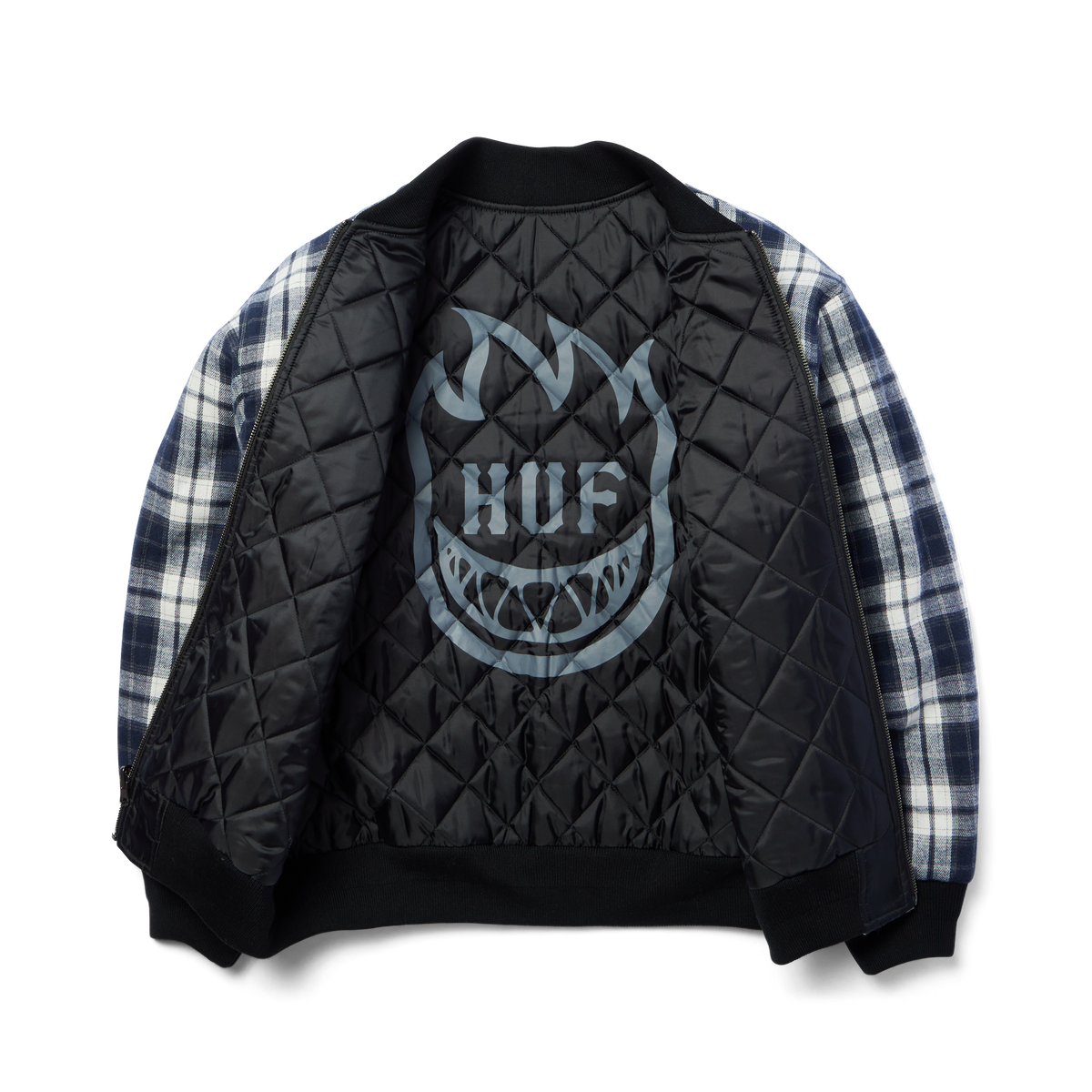 huf x Spitfire Reversible Plaid Jacket