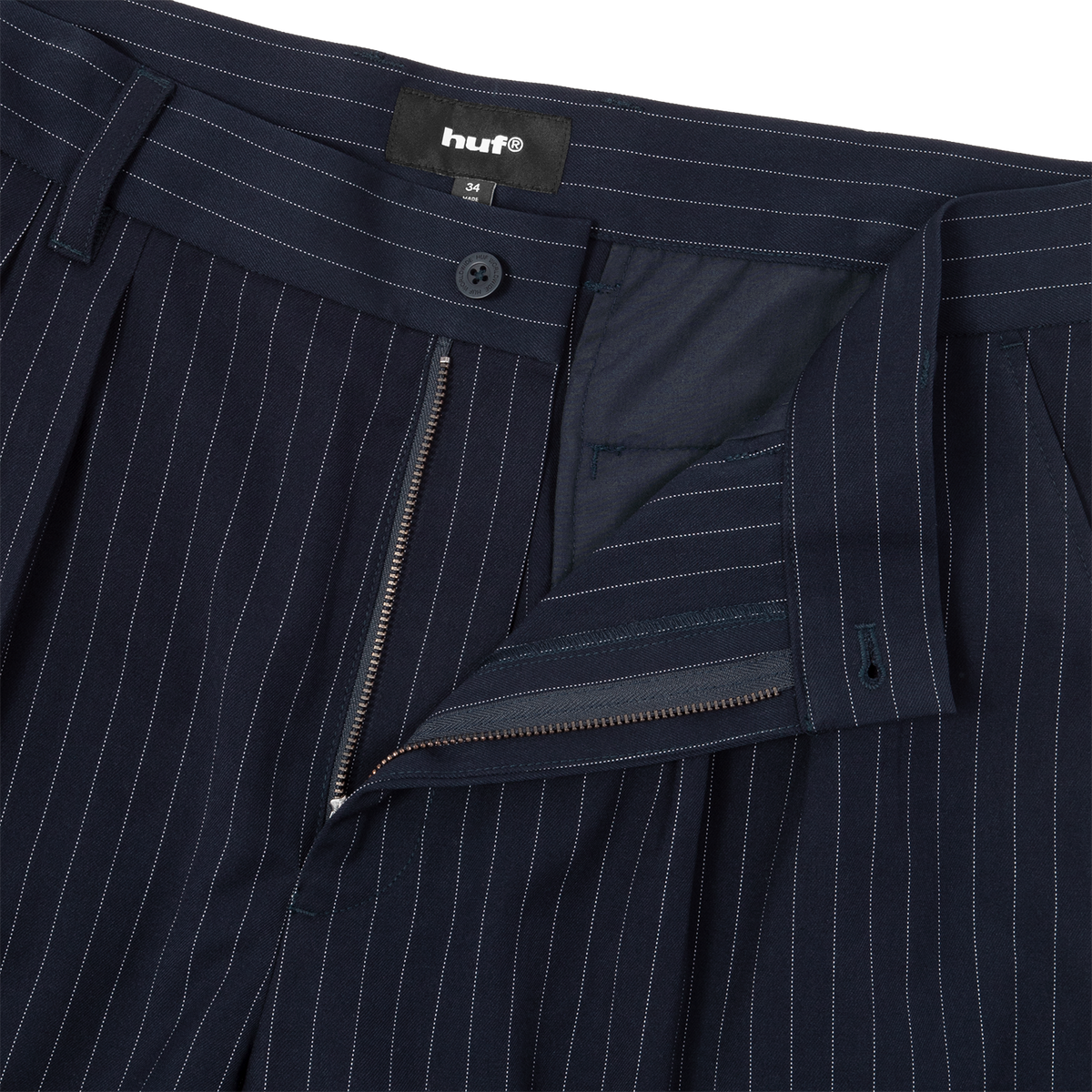 Stripe Two Tuck Trouser