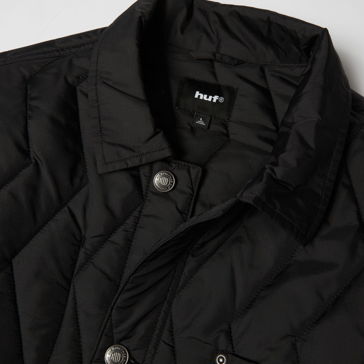 Zig Zag Quilted Chore Jacket
