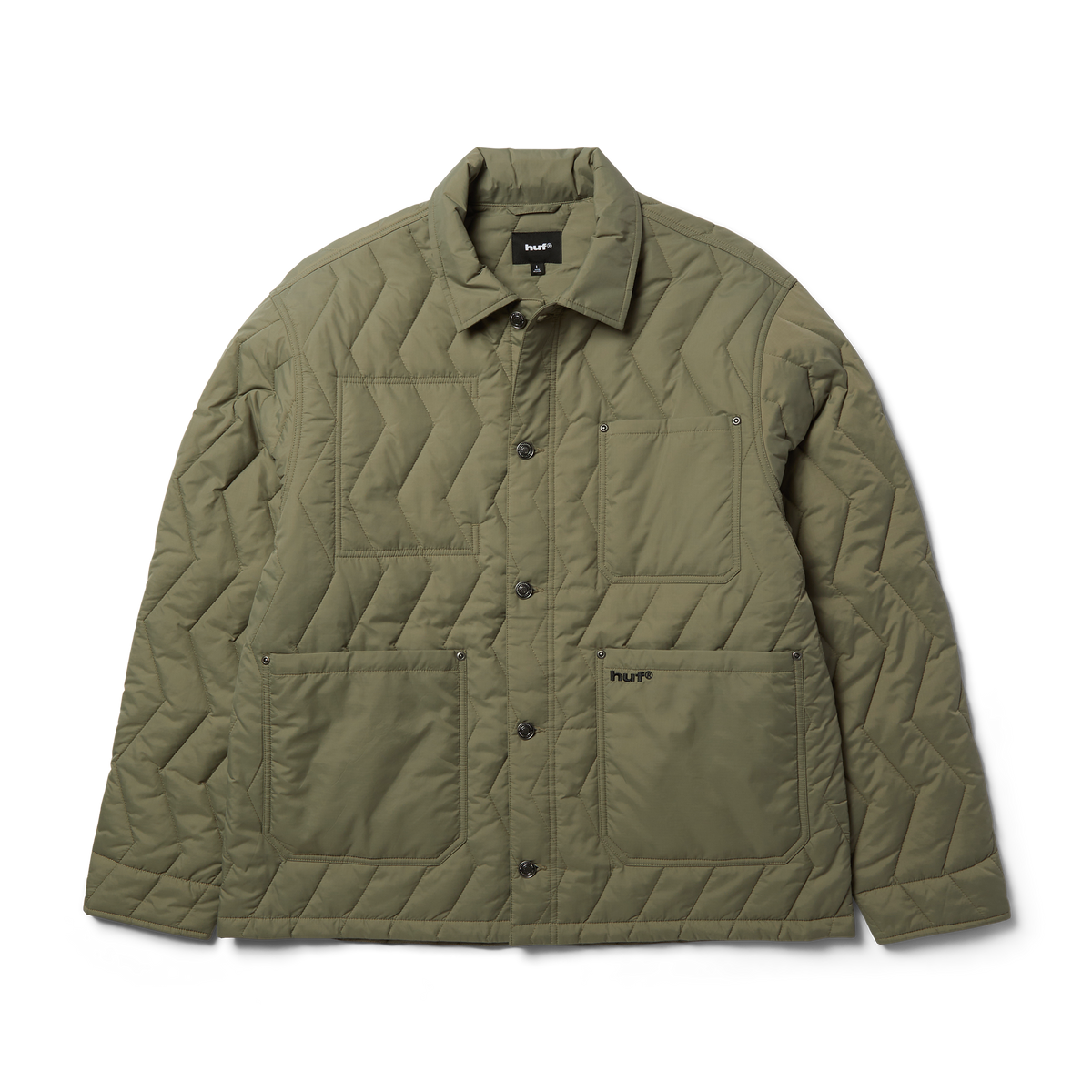 Zig Zag Quilted Chore Jacket